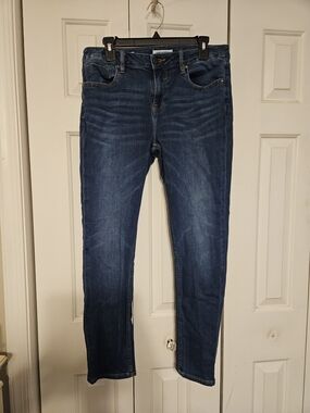 Vigoss Women's Skinny Jeans in Dark Blue Wash